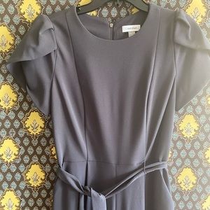 Calvin Klein Gray Pant Suit. Size 8